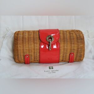 Kate Spade Wicker Clutch